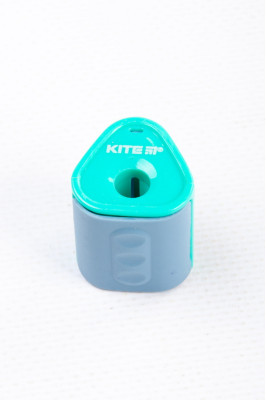 Чинка, одинарна, пластикова, з контейнером, "Twist", KITE